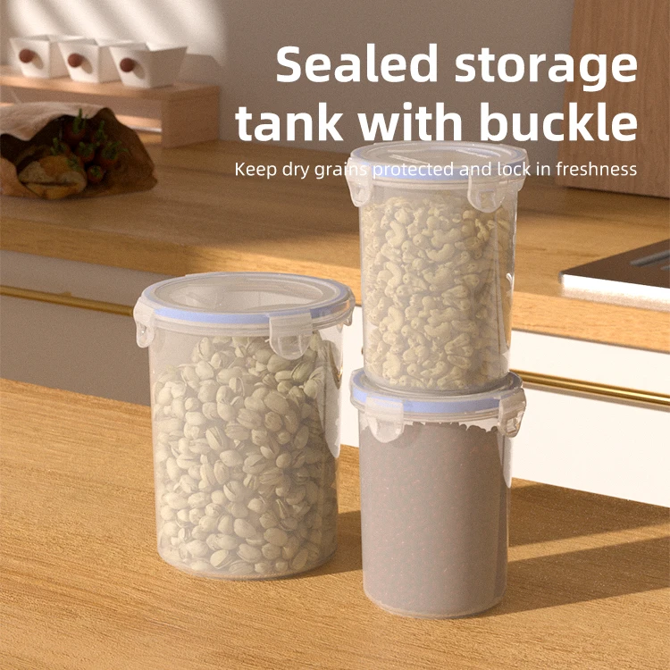 Wholesale 700ml/1600ml Airtight Stackable Sealed Food Containers Plastic Organizer Food Storage Tank Bins Storage Container Set