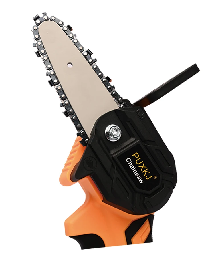
PUXKJ Mini Chainsaw Hand-held Powered Electric Chain Saw, Small Cordless Battery Chain Saw for Courtyard Branch Wood Cutting 