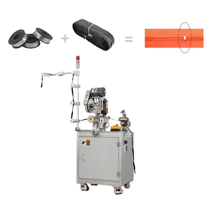 Factory Price Nylon Zipper Bottom Stop Machine Zipper Making Machine Manufacturer nylon closed end zipper bottom stopper machine