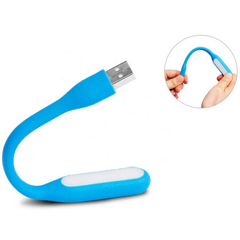 Mini USB Flexible LED Book Lamp 5V 1.2W Brightness Reading Lights Portable Easy Carrier Support for Computer Power Bank Laptop