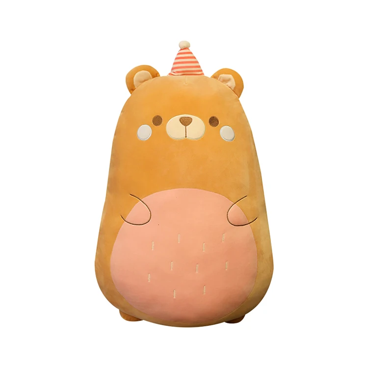 Cute Funny Stuffed Animal Shape Pillow Toy for Baby Kids Sleeping customized Bear Dinosaur Plush Pillow Toys