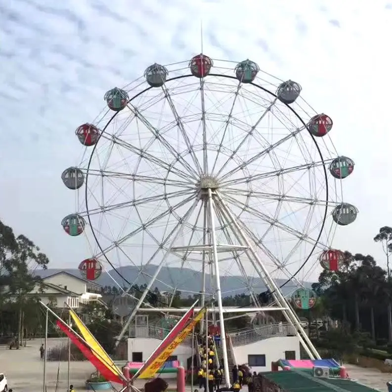 China amusement park fun ride mobile fiberglass cabin ferris wheel