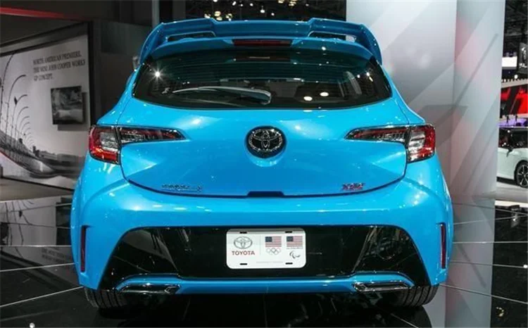 For Toyota corolla hspoiler 2019-2021 corolla Auris rear spoiler ABS plastic Material Car Rear Wing Color Rear Spoiler