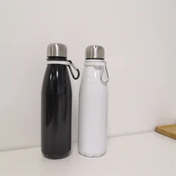 Aluminum Sublimation Blanks Sport Water Bottle 17 oz/500 ml Insulated Water Bottle Single Wall Vacuum Sports Water Bottle PBA Fr