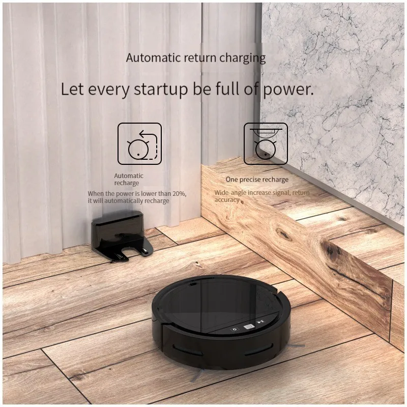 Professional Wireless Smart Robotic Remote Control Automatic Smart Recharge Domestic Robot Vacuum Cleaners Floor Care 5000Pa