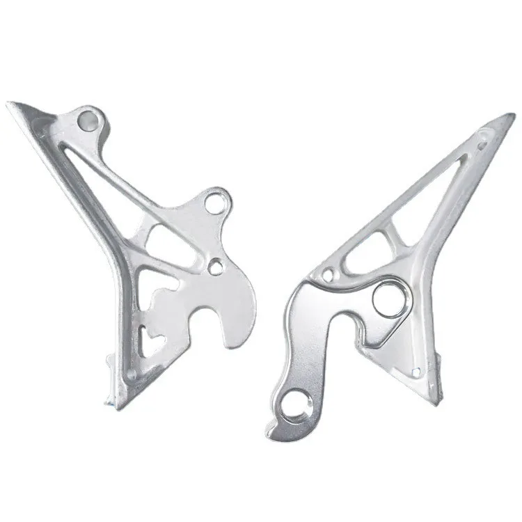 CNC machining and forging of aluminum alloy parts, metal forging of mountain bike front fork and claw can be customized