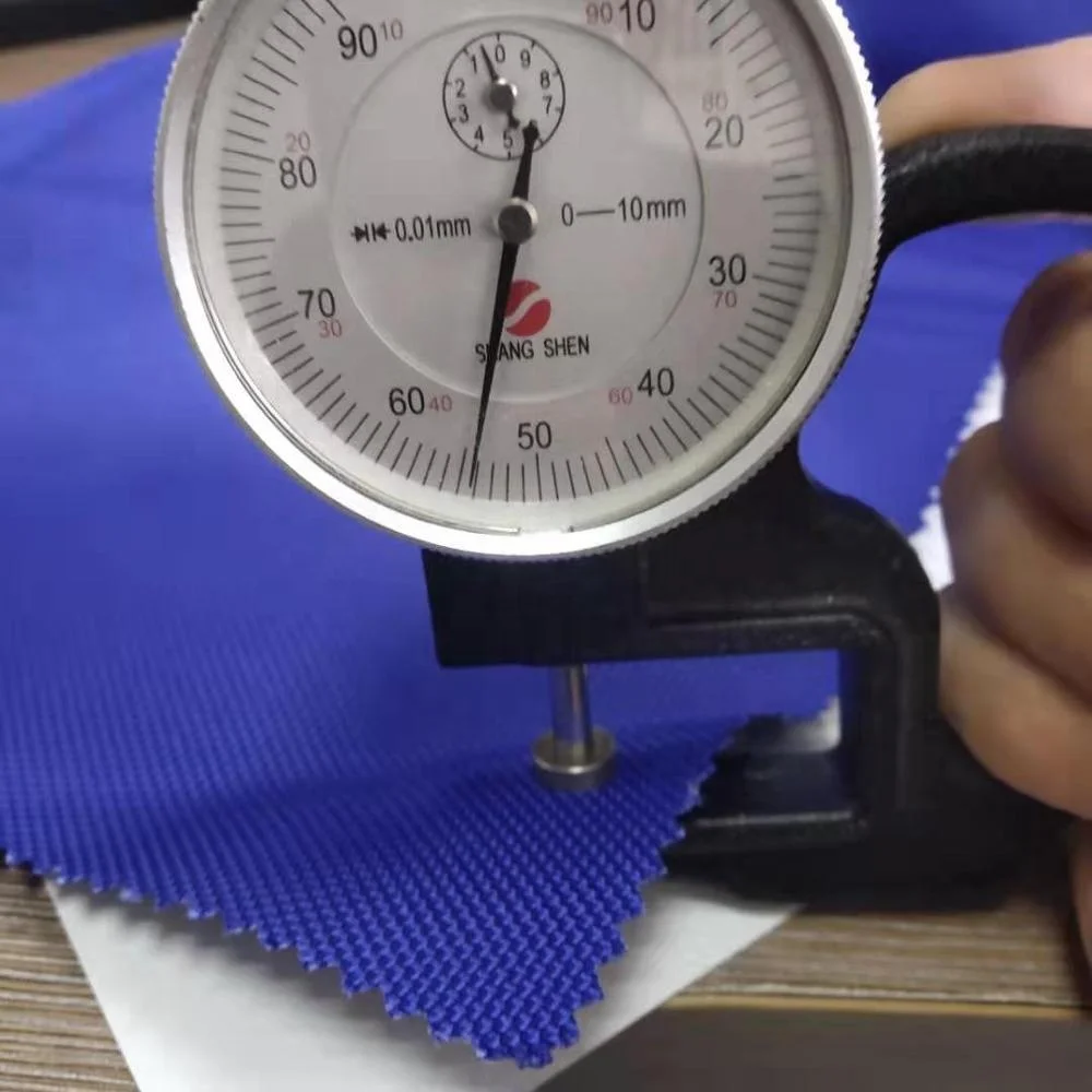 factory wholesale polyester waterproof thick 1680D oxford fabric with fireproof coating for luggage bag backpack material