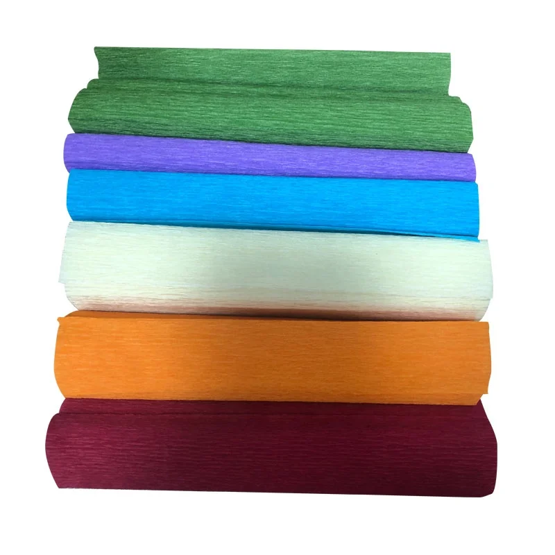 Gift Craft Flower wrapping crepe paper thick crepe paper DIY thick crepe paper roll for making flowers