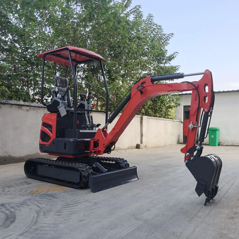 Free Shipping Mini Excavator EPA/EURO5 Kubota Engine 3.5Ton Crawler Micro Digger 1 ton 2 ton Hydraulic Farm Small Mini Excavator
