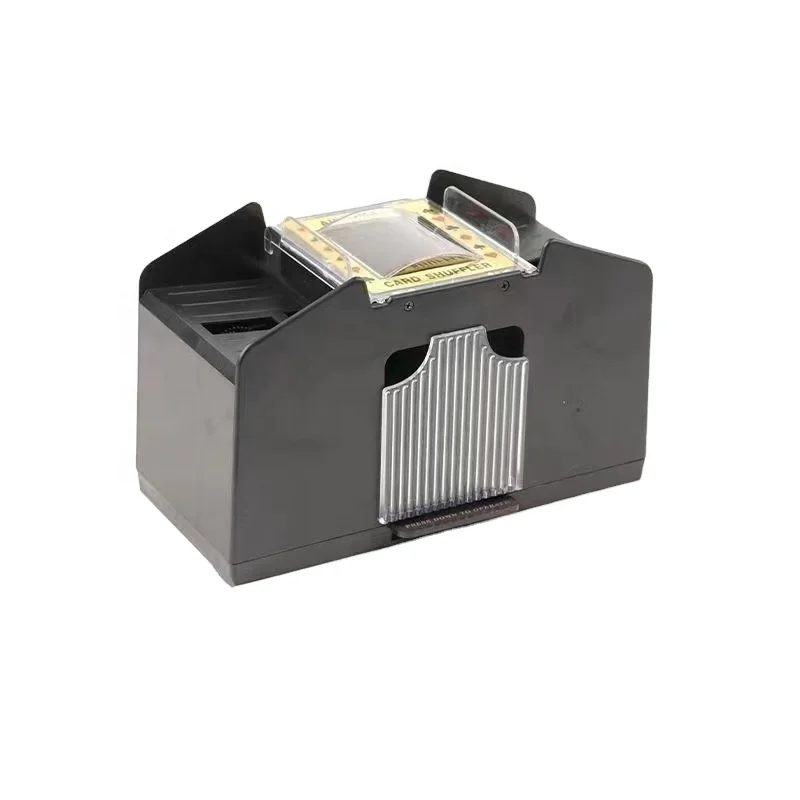 Automatic Card Shuffler, Battery Operated, Contains Up to 4 Decks, Professional Cards shuffling machine
