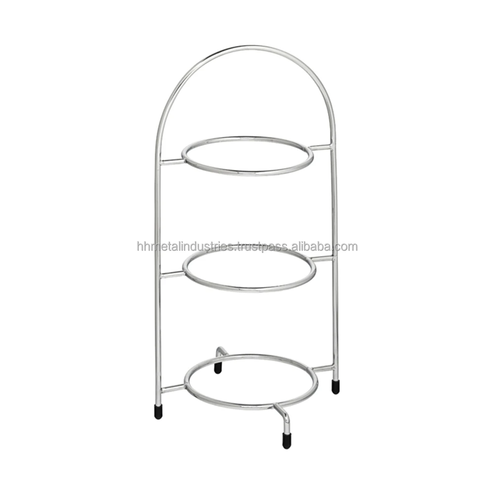 Проводной 3 уровня нержавеющая сталь металлический торт Декор