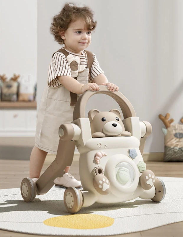 Anti-rollover learning to walk multifunctional walker suitable for boys and girls from 6 to 24 months Made in China wholesale