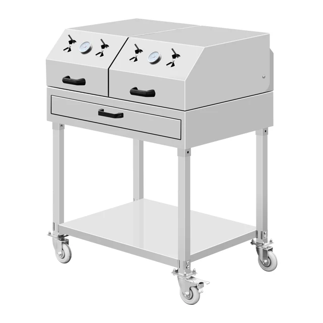 2024 Good Quality Brazilian Barbecue Oven Large charcoal Barbecue Machine