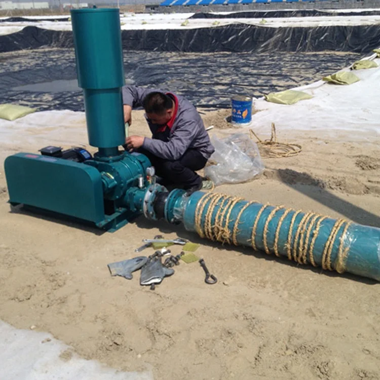 2023 New Mode Factory Direct High Efficiency Three Lobes Industrial Biogas Gas Blower Roots Blower