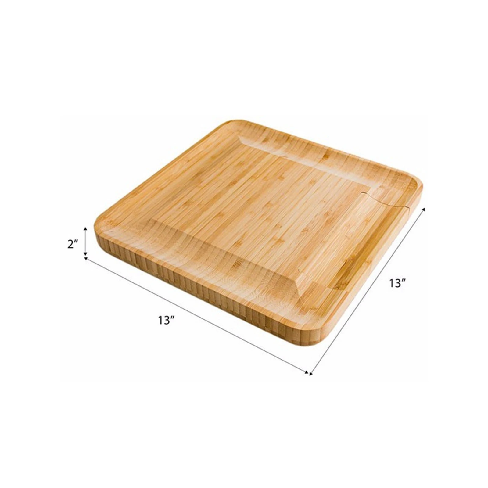 Hot Selling Large Charcuterie Board Set Bamboo Custom Cutting Board Meat Platter Serving Cheese Boards With Knife Set