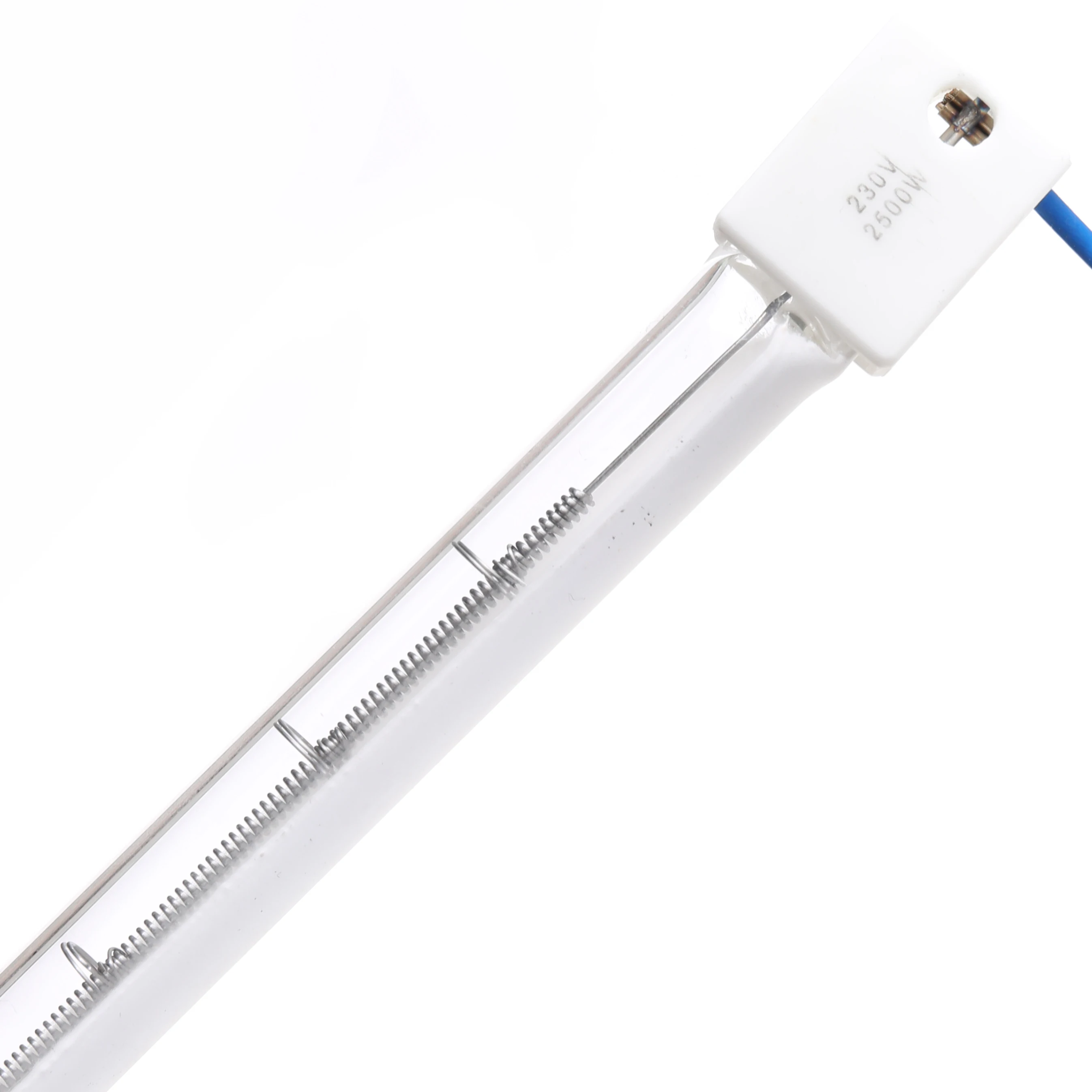 Manufacture Wholesale Industrial 2000w Halogen Quartz Infrared Heater Lamp 1000w Shortwave Infrared Heating Lamp 500w For Glue