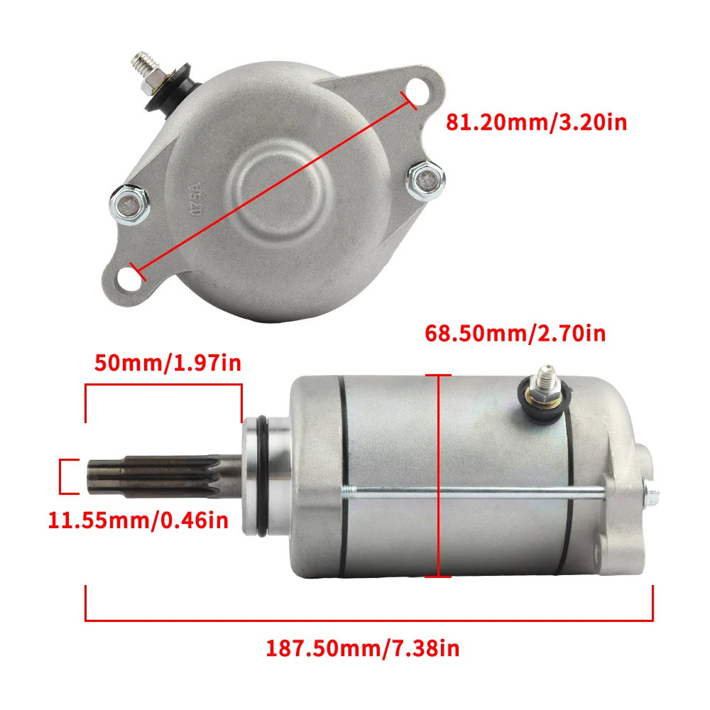 Стартер для мотоцикла Suzuki электрический стартер DR650S 1992-1993 DR650SE 1996-2013 DR650SES 1992-1995 Arctic Cat Vinson 500 LT-F