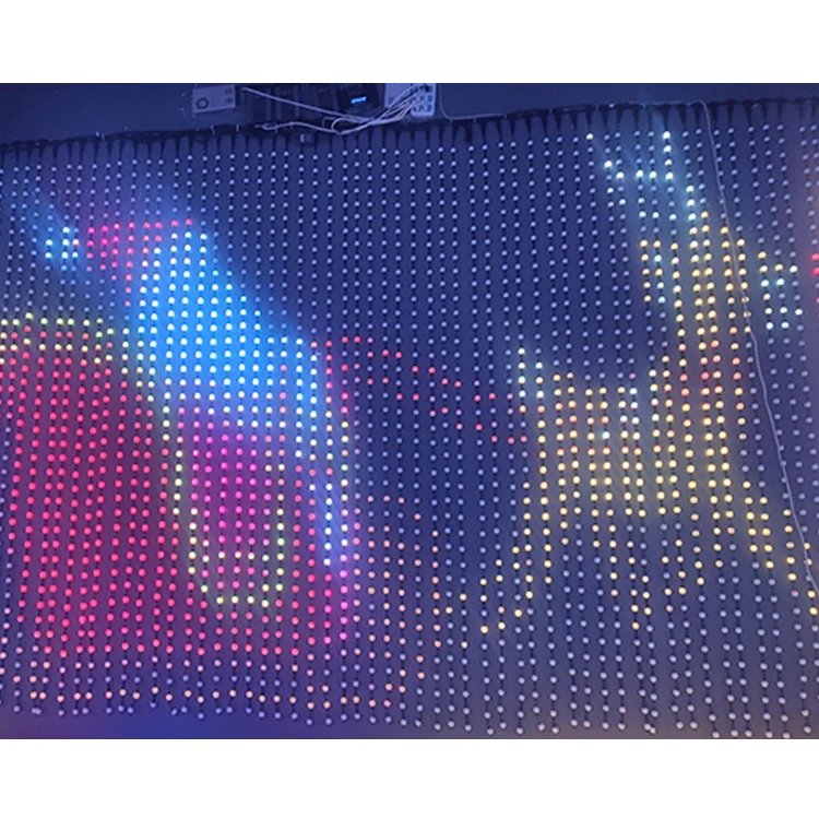 Rgb programmable point lights IP68 waterproof outdoor smart  Christmas holiday led string pixel point lighting