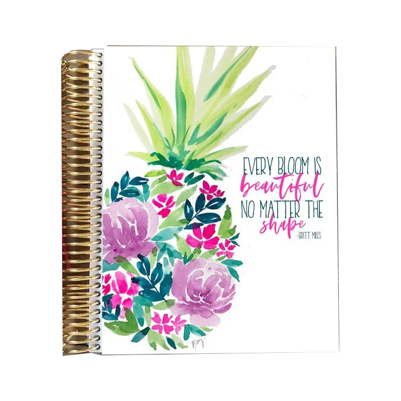 Wholesale Custom Goal Planners Spiral Daily Planner Weekly Monthly B5 Budget Agenda Undated Planner