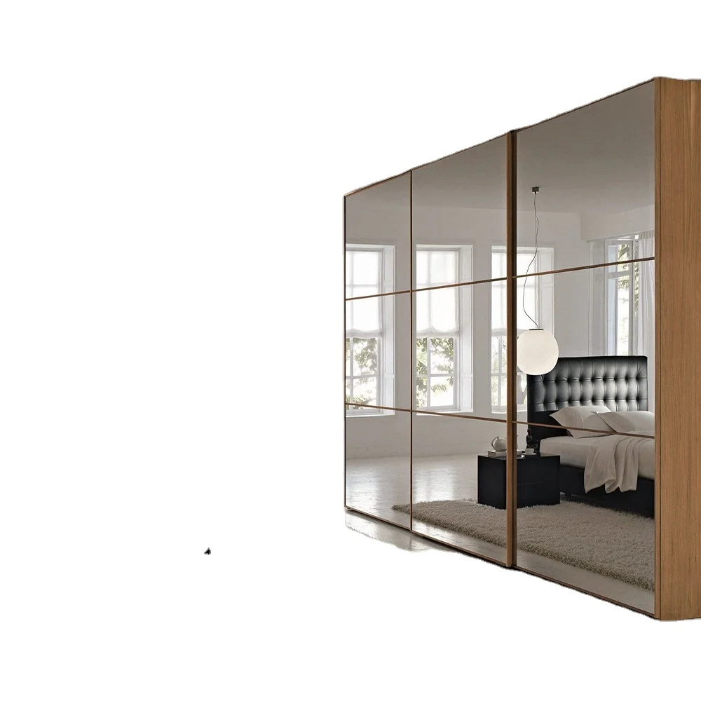 Wardrobe mirror with good quality CAT I II film back