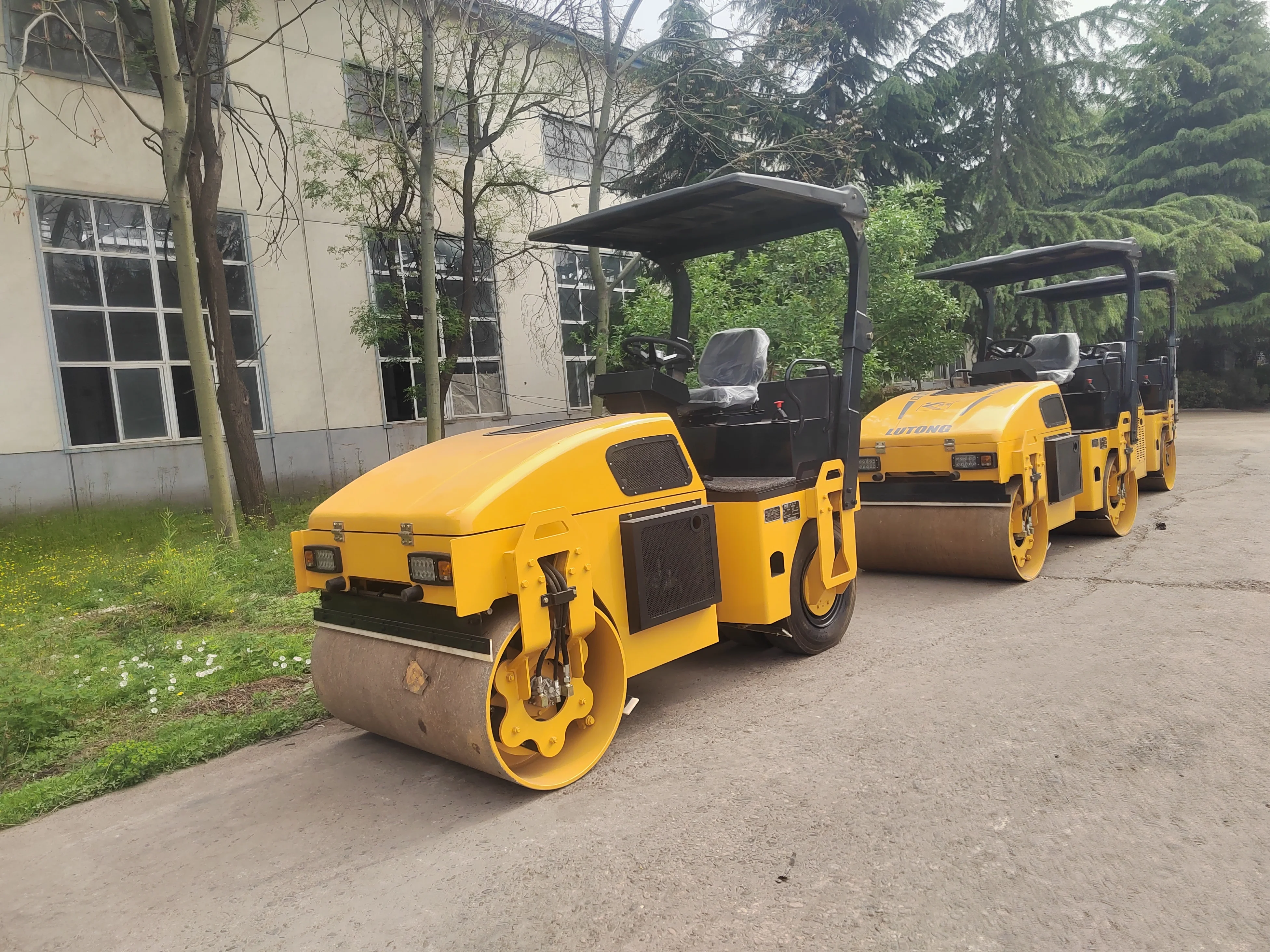 High Quality mini road roller double drum 1 ton 2 ton 3 ton 4ton road roller machinery rollers for asphalt road sale