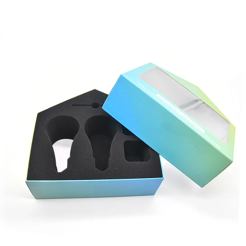 
YW-011 Custom box, Роскошный чехол для телефона, упаковочная коробка с прозрачным верхом, изысканное качество изготовления, уникальный дизайн 