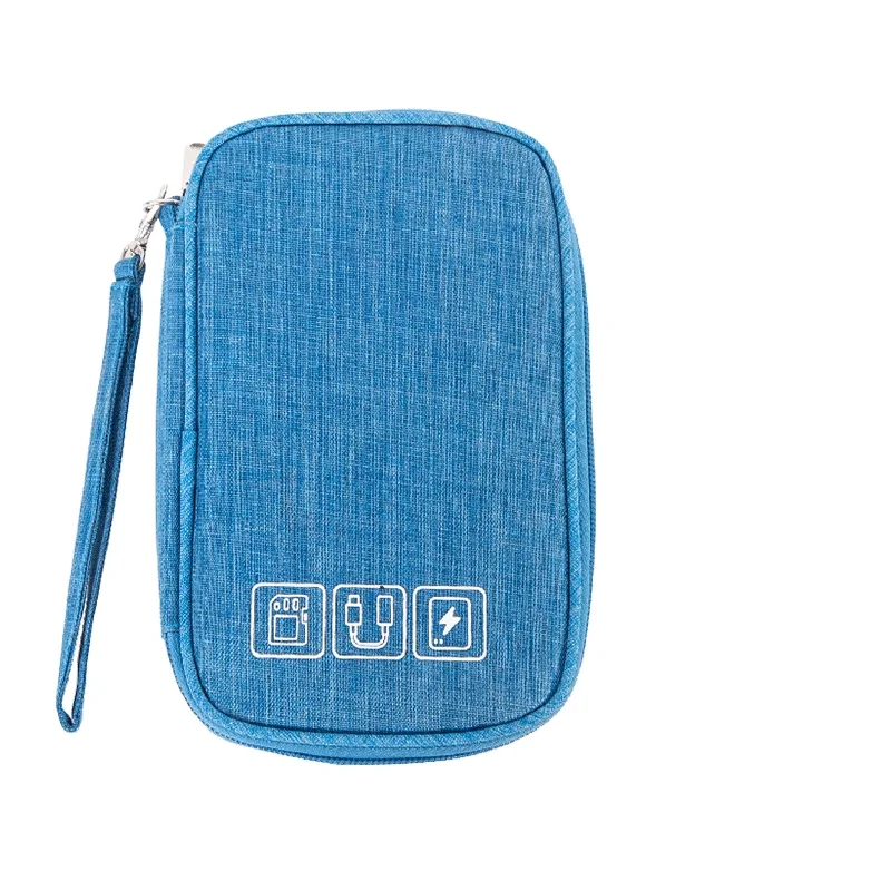 Hot selling portable travel electronic accessories case thicken cable organizer bag