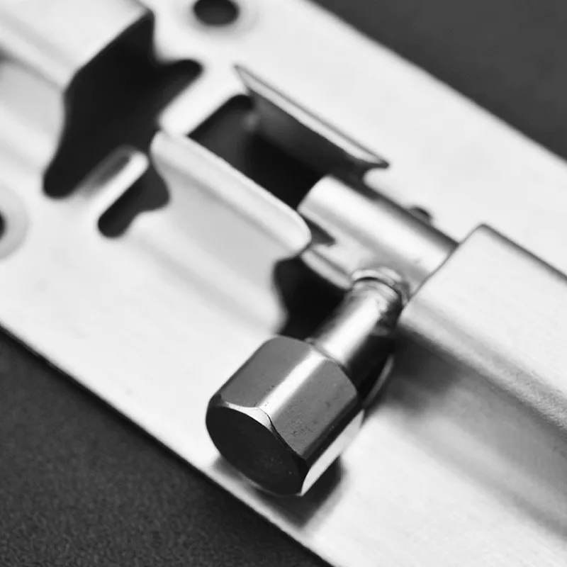 Stainless Steel Security bolt lock with left & right direction sliding latch