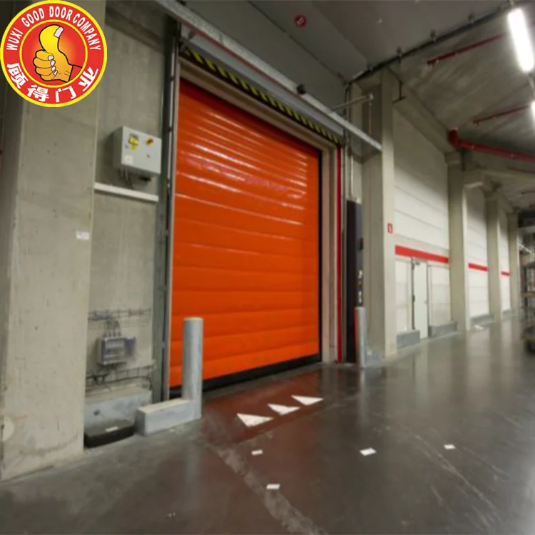 Double-drum Cold Storage Fast-rolling Door/Low price and high quality/High Speed