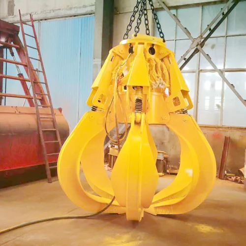 Электрогидравлический ковш для захвата лома для крана