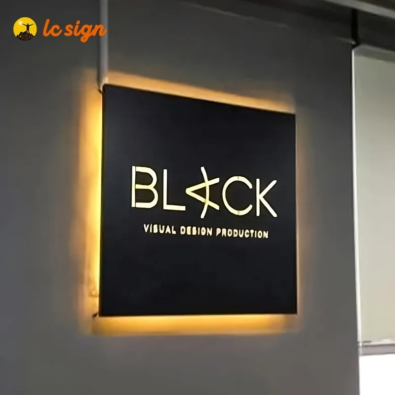Routed Luminous Light Box Signage Wall Logo Advertising Light Boxes for Beauty Salon