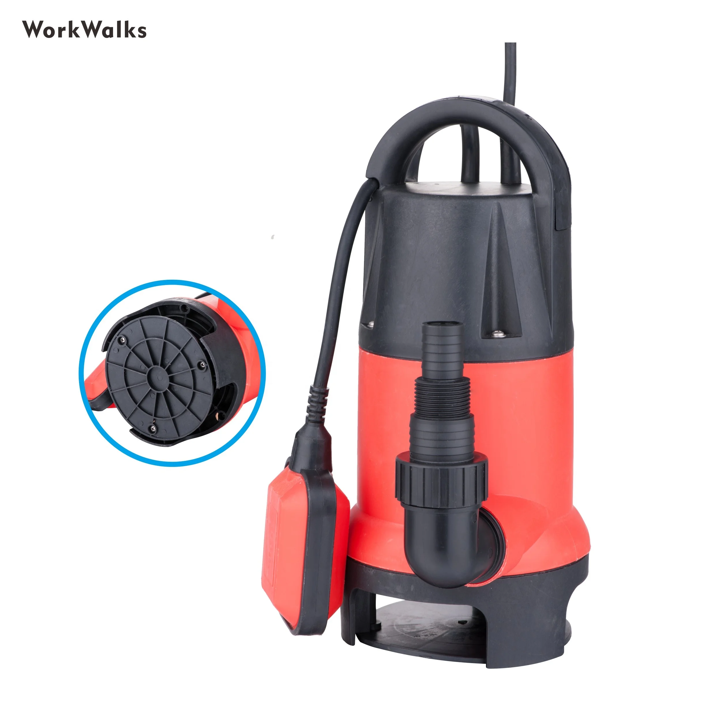 Cheap Price 1100W 1.5HP Sewage Water Garden Submersible Pump With Float Switch
