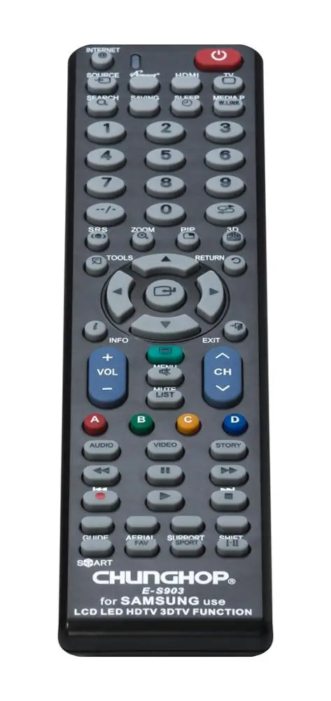 Chunghop завод E-S903 использовать для LCD/LED/HD TV Замена смарт-Sm ТВ пульт дистанционного управления
