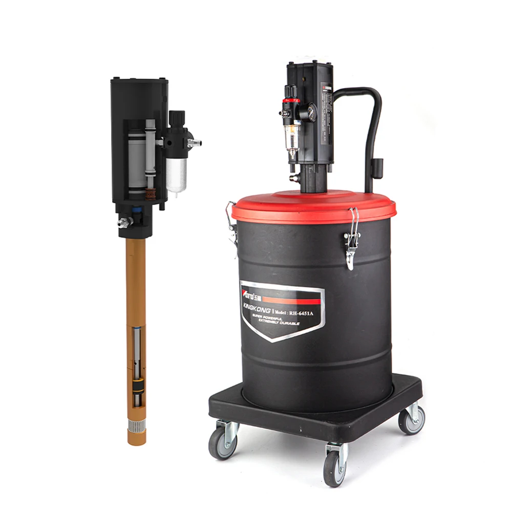 RH-6451A professional 45l barrel pump automatic lubrication oil injector lubricator