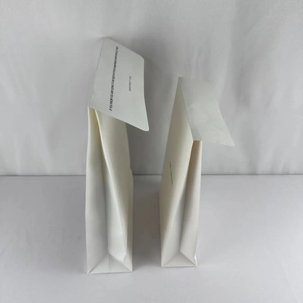 custom paper gift bags kraft paper mailer bag Expandable White paper bag for Clothes Underwear hoodie sweater