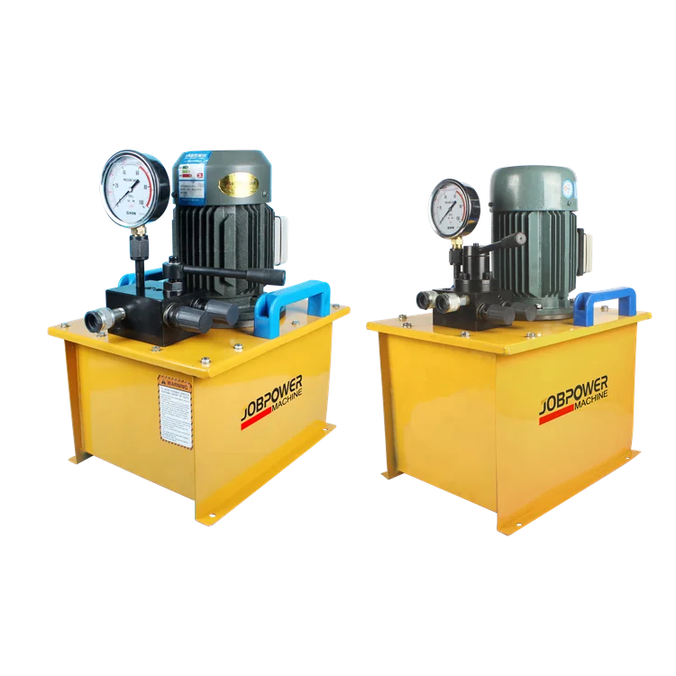 Large output flow portable electric motor hydraulic pump