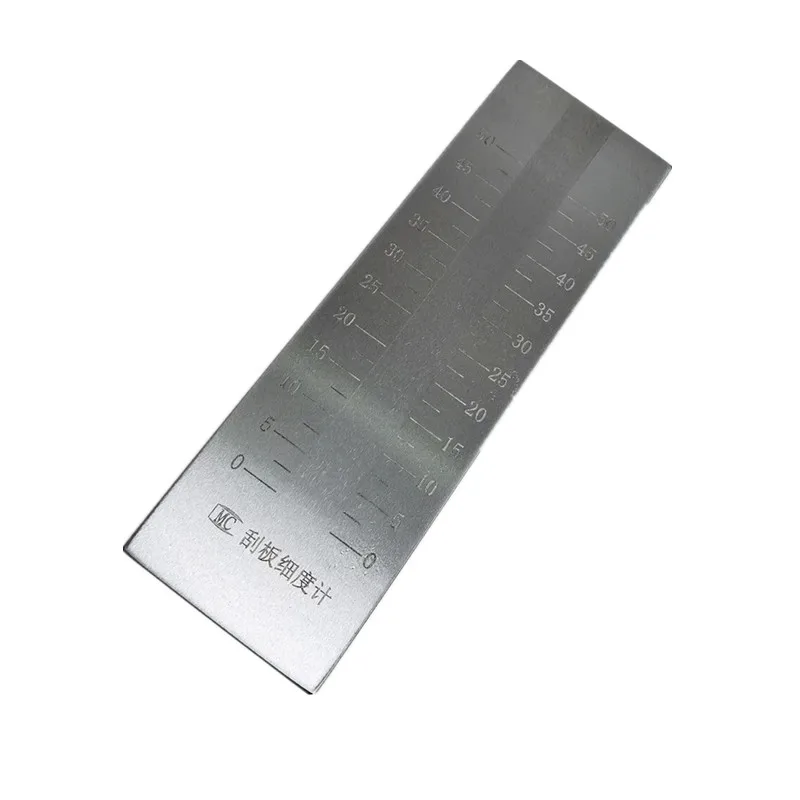 QXD (0--50) Paint Grindometer stainless steel Grind gauge Single Groove Grindometer