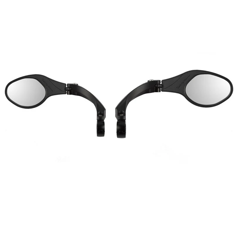 New Black Mini Rotate Flexible Bike Bicycle Cycling Rearview Handlebar Mirror