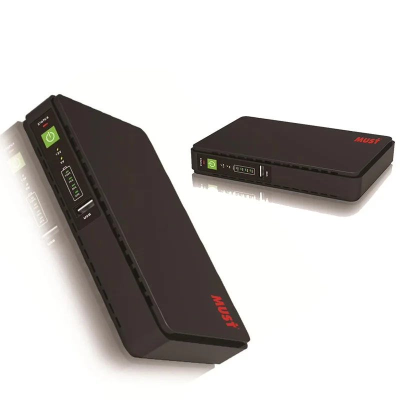 Литиевая батарея MUST EC series 15 Вт 30 8800 мАч ИБП постоянного тока 12 В 9 Poe мини-ибп
