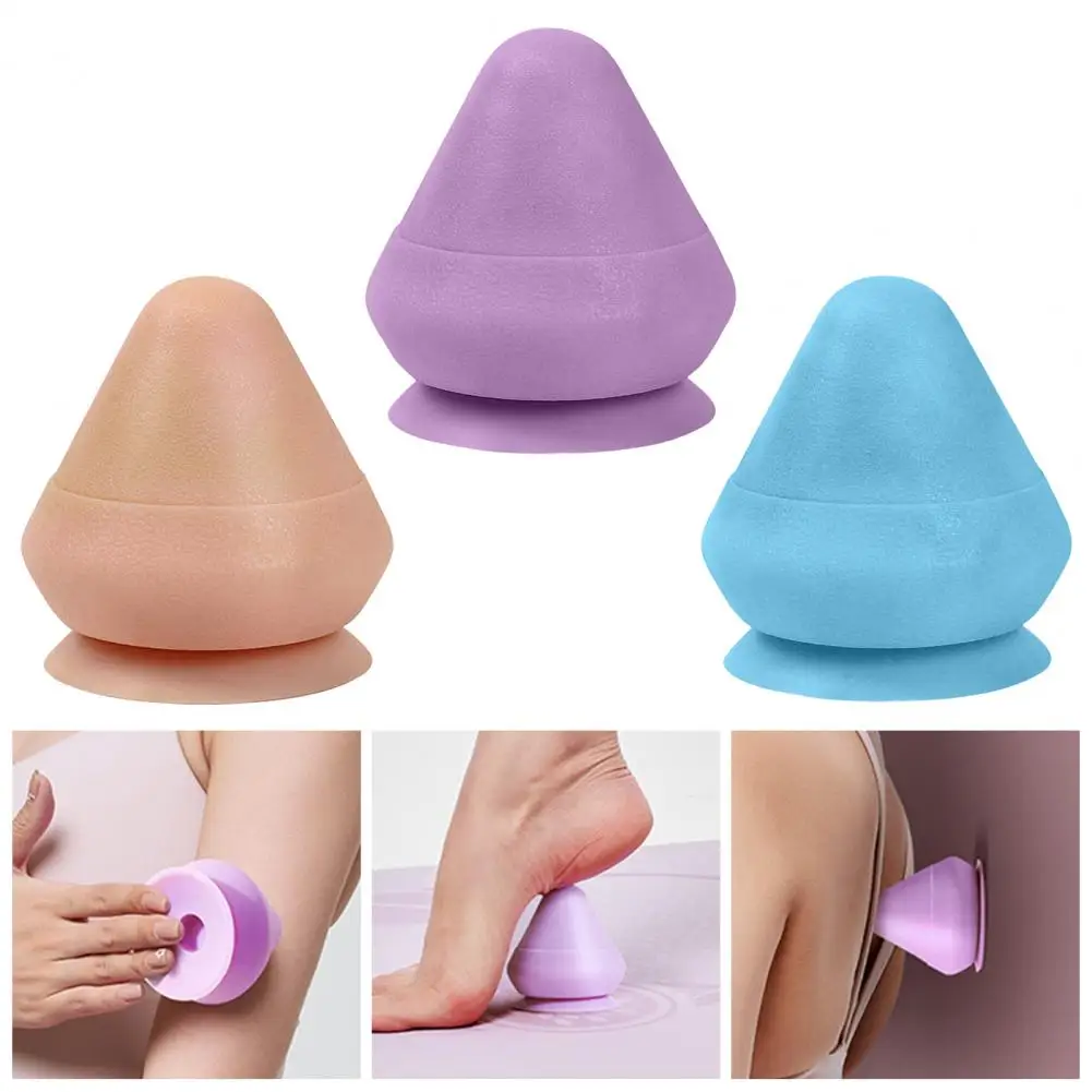 TPE Massage Cone Solid Adsorption Fascia Ball Psoas Thoracic Spine Back Scapula Foot Yoga Muscle Release Massage Ball