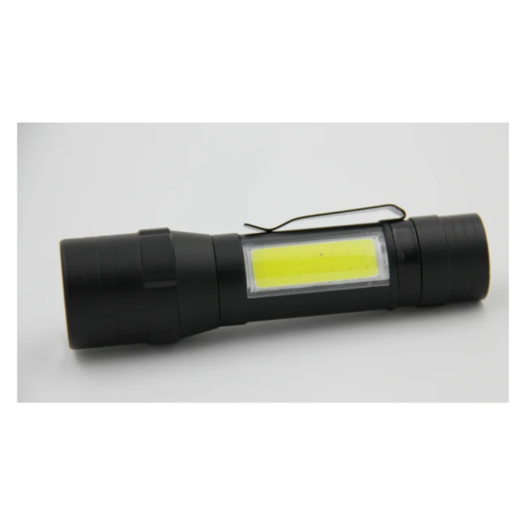 Factory Cheap Price Led Flashlights Torches Small Pocket Torch Light Plastic Rechargeable Flashlight