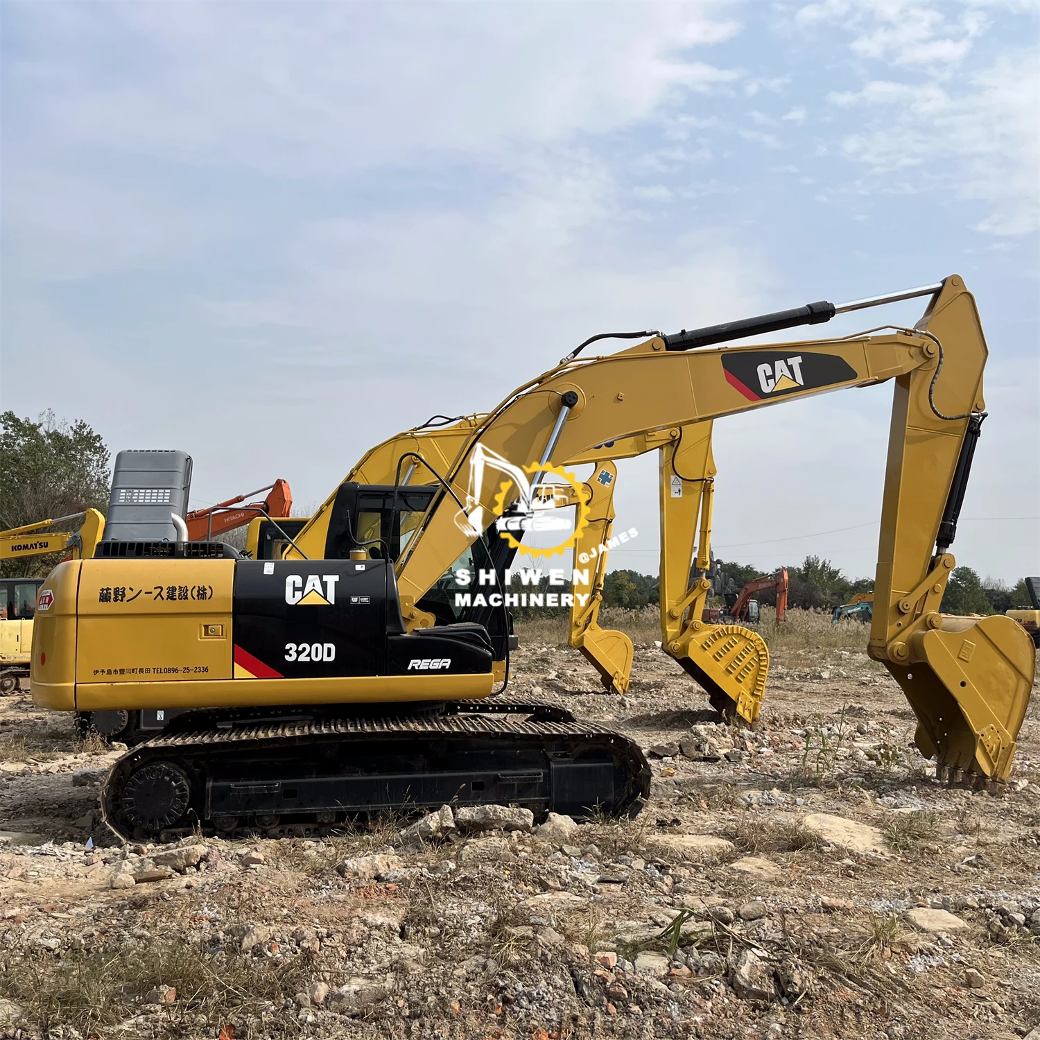 Строительная техника б/у экскаваторы CAT320D тяжелое оборудование оптовая цена почти новый экскаватор CAT320D2L 330D