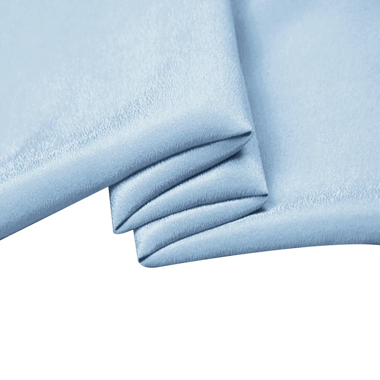 washable silk crepe de chine 16mm silk cdc 114cm width No.17 sky blue color