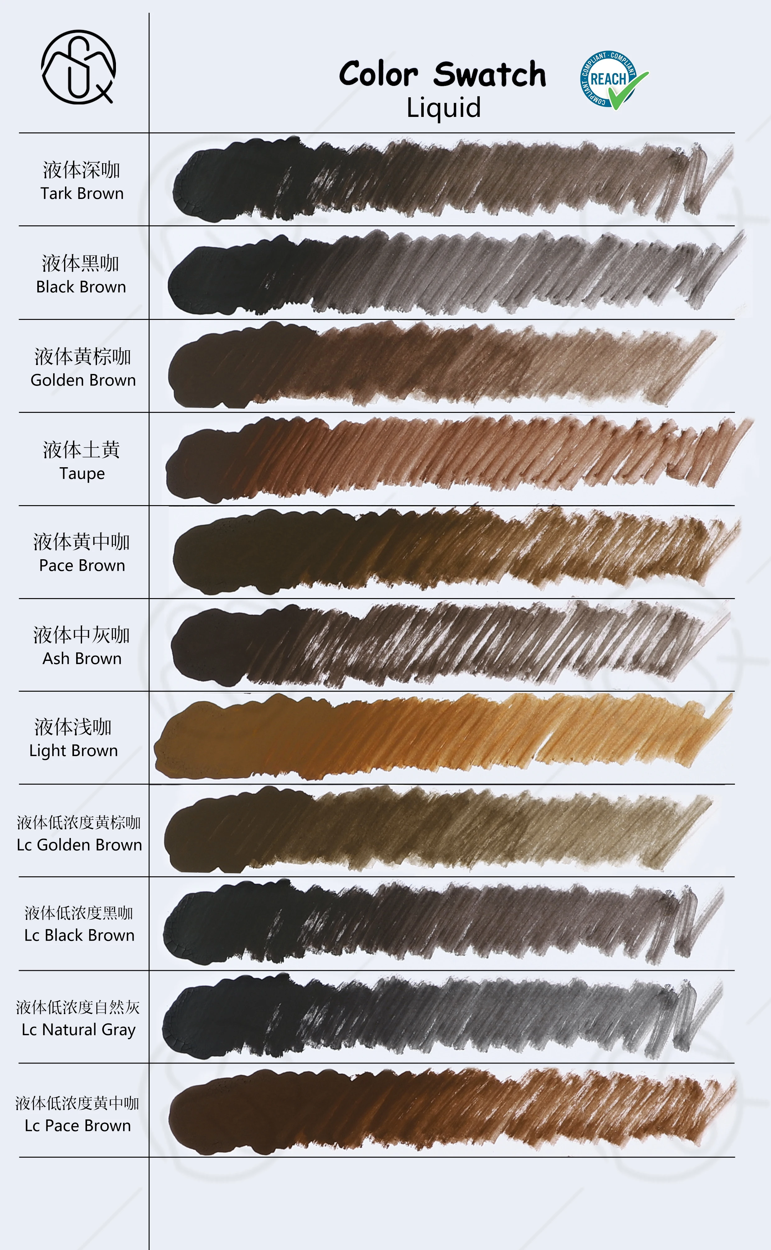 OEM Customizable Logo Cream Pigment Ink Micro Tattoo Liquid Eye Line Eyebrow Microblading Permanent Makeup Pigment Color Inks