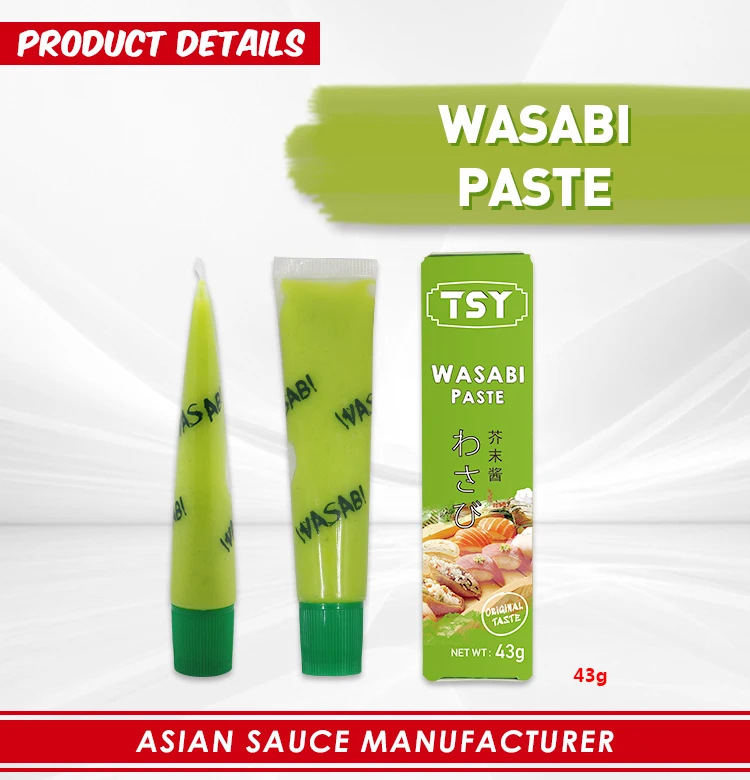 Japanese food green Spicy Seasoning dipping sauce china wasabi paste
