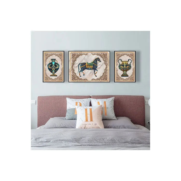 Новая Настенная картина Мандала лошадь Креативный дизайн декоративная лошадь Алмазная Хрустальная фарфоровая картина