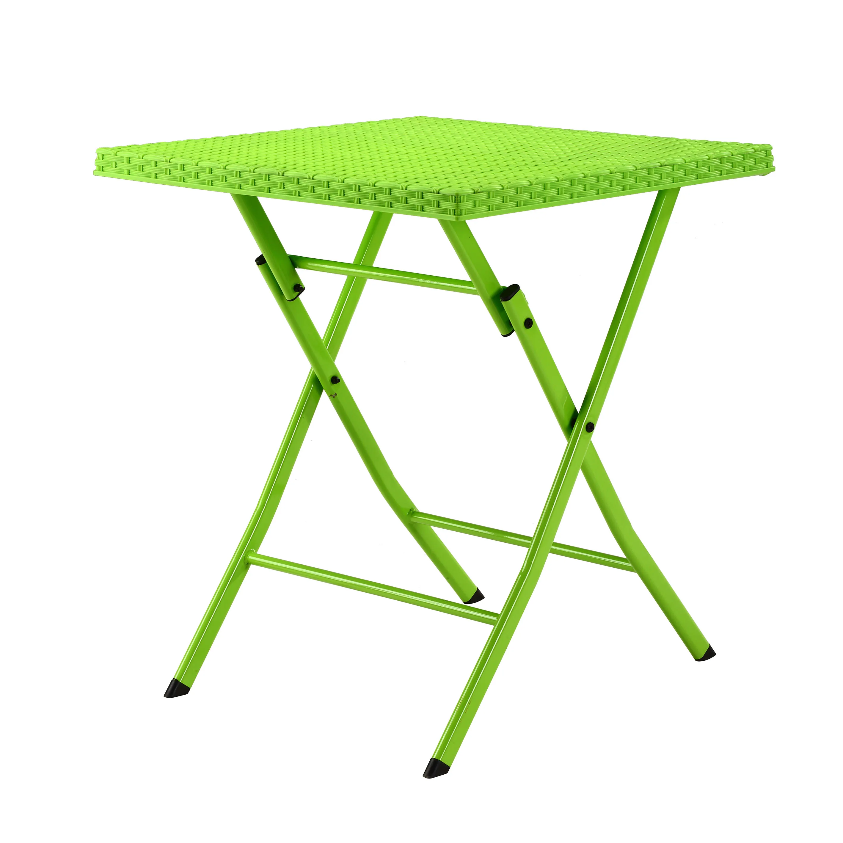 Outdoor Folding Furniture Luxury Designer Plastic Dining Chair And Table Set