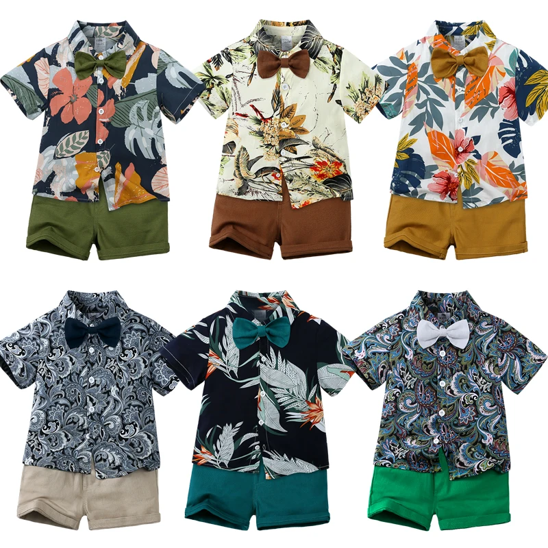 Детская эксклюзивная одежда красная рубашка джинсовые брюки костюм нагрудник комбинезон комплект детской одежды для маленьких мальчиков