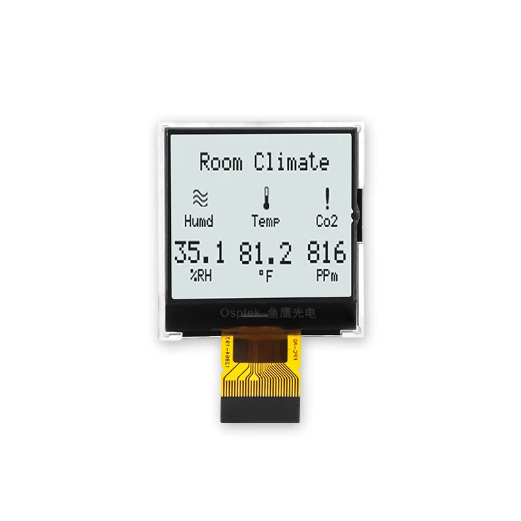 1.58 inch Black And White Lcd 128 X 64 Dot Matrix Cog Graphic Module Lcm 12864 Cog Lcd Display Fpc Fog Lcd
