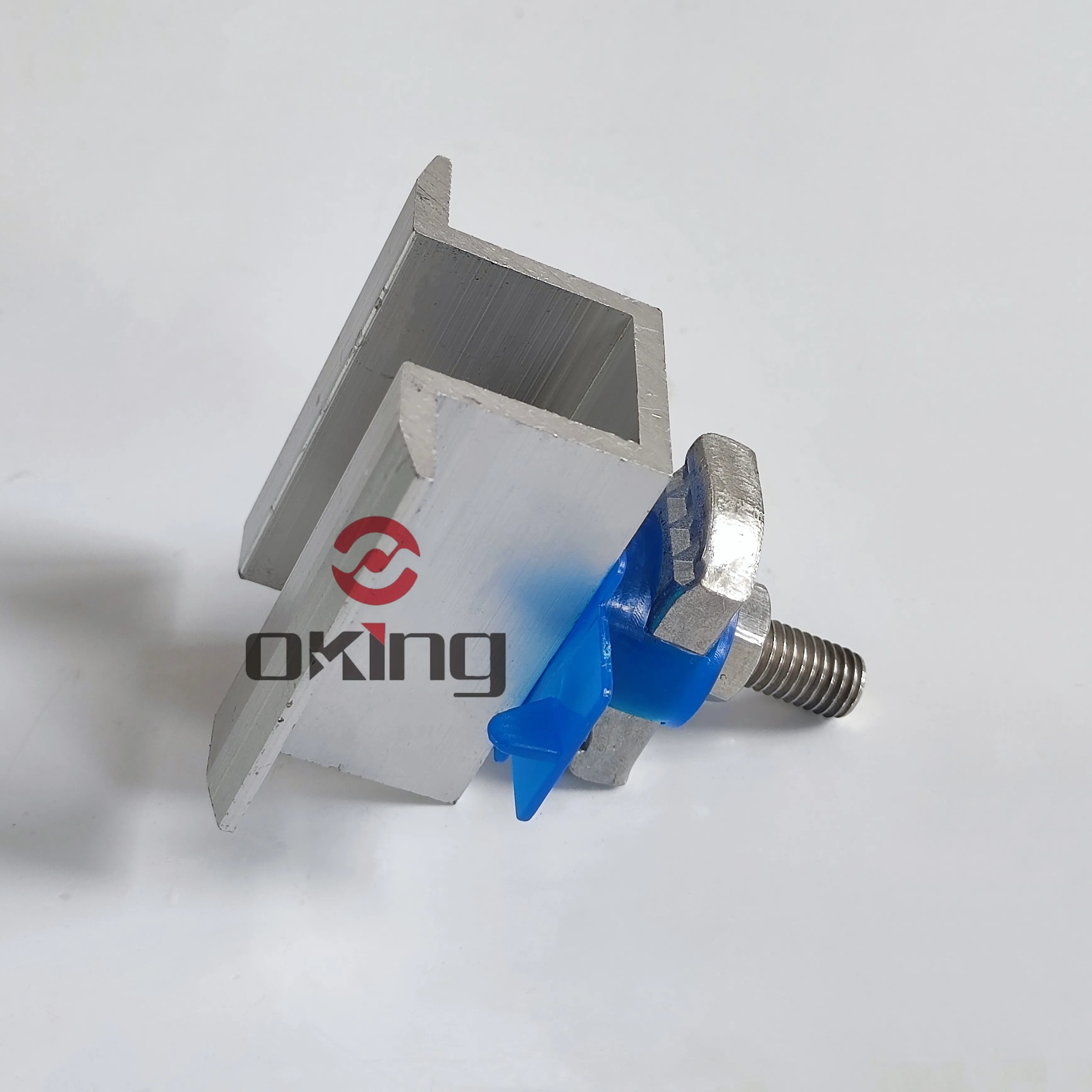 aluminium alloy pv brackets mid and end clamp for solar panel mounting system